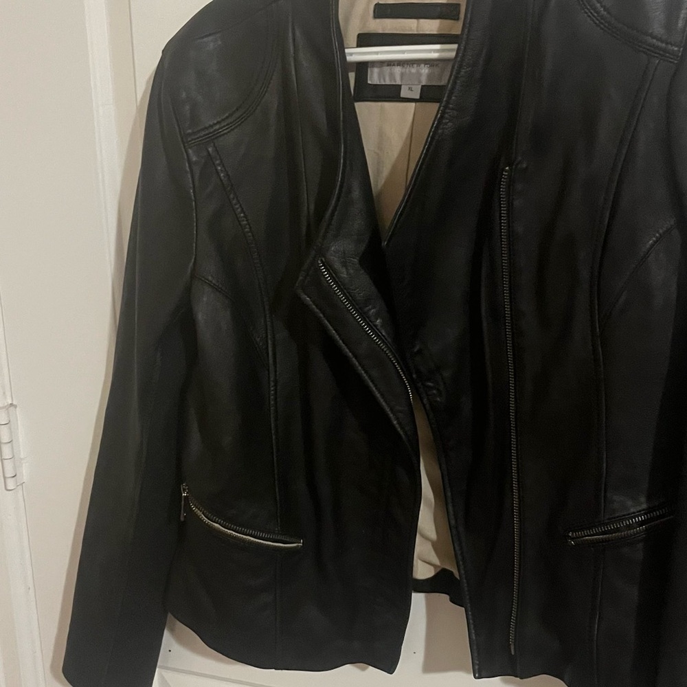 Black GENUINE Leather Women's Jacket